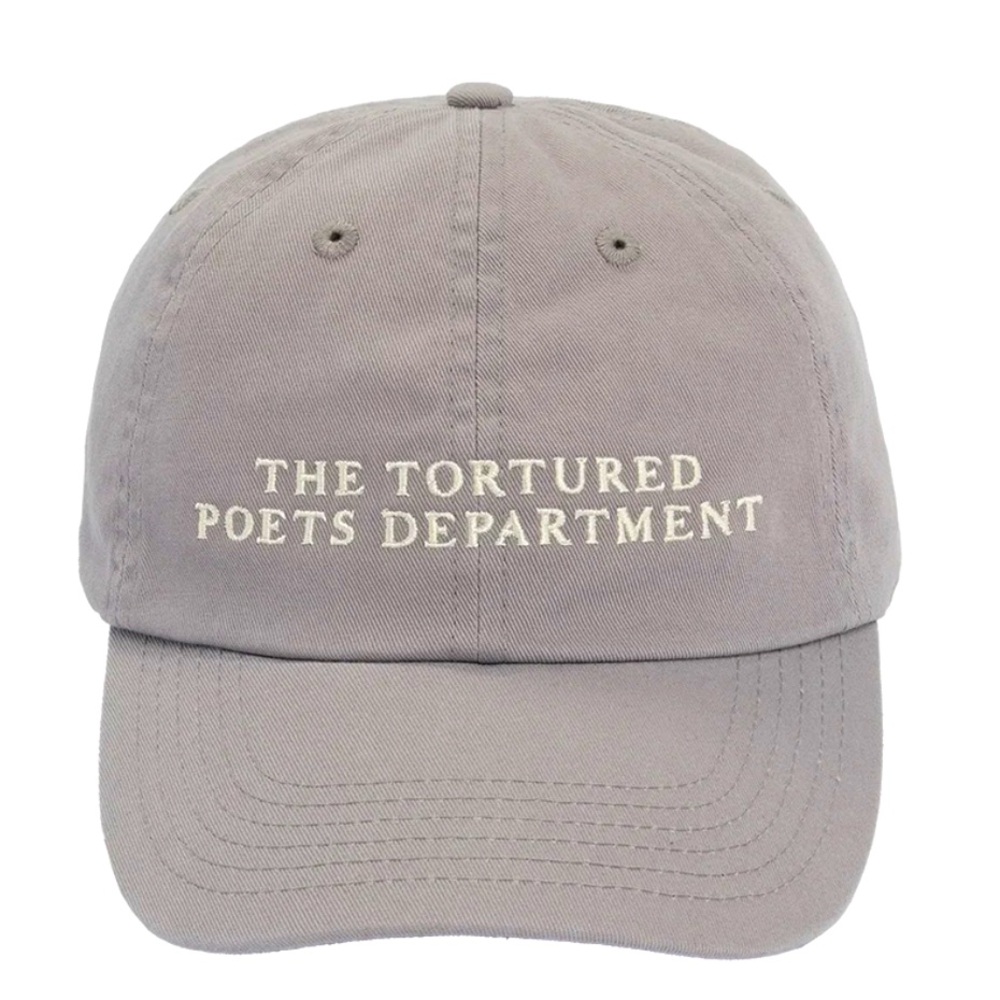 TTPD Gray Dad Hat Taylor Swift The Tortured Poets Department Grey Dad Hat New